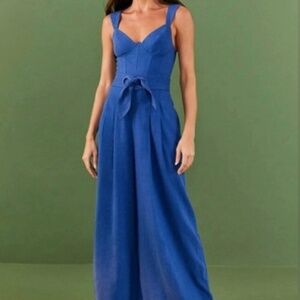 Farm Rio blue jumpsuit